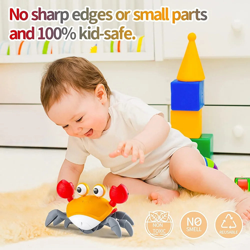 CuddleSafe® dancing crab toy