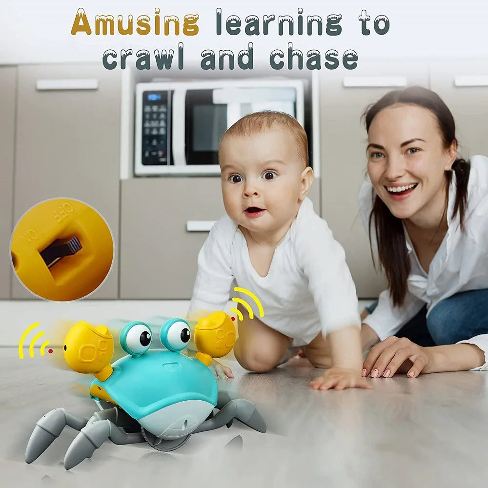 CuddleSafe® dancing crab toy