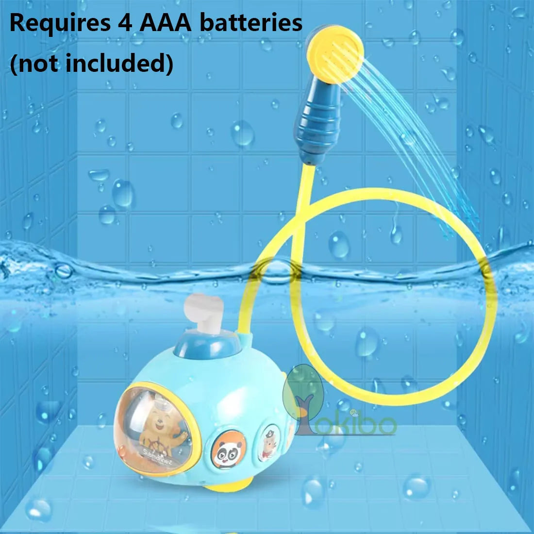 Water Spraying Submarine Shower Bath