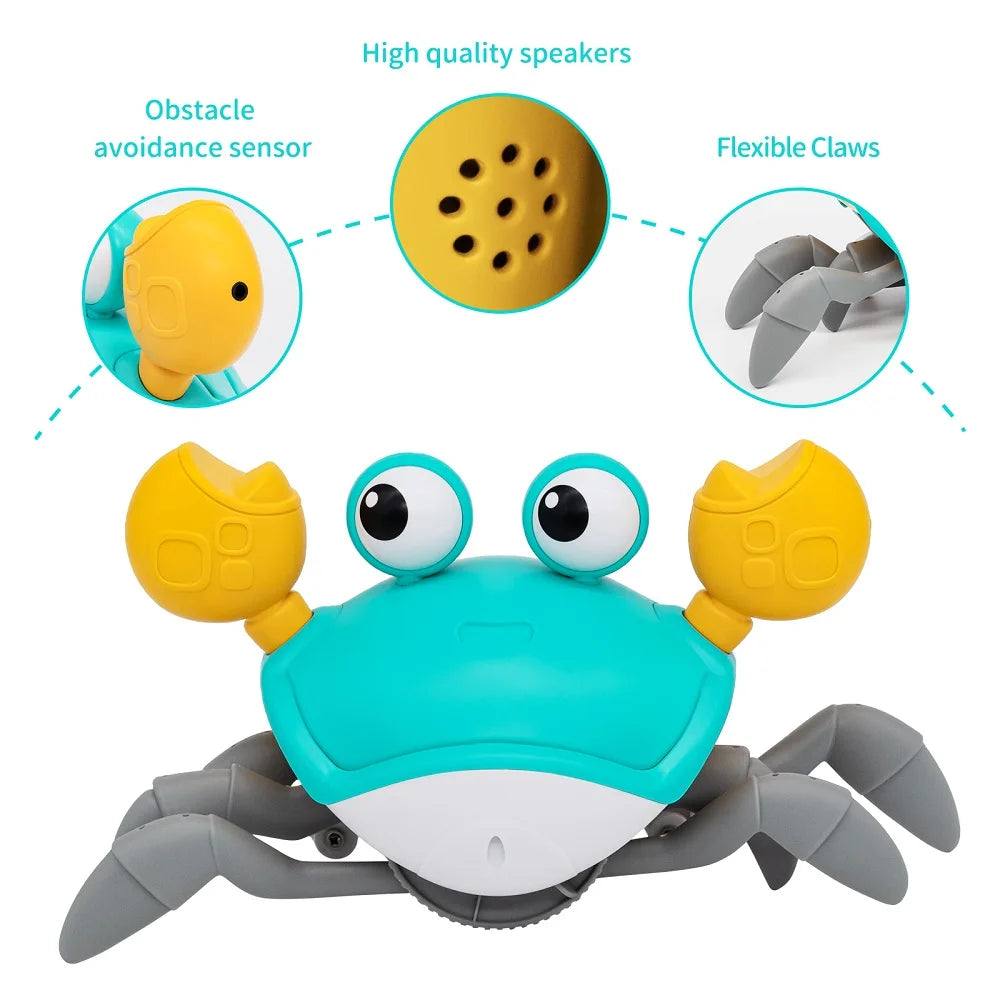 CuddleSafe® dancing crab toy