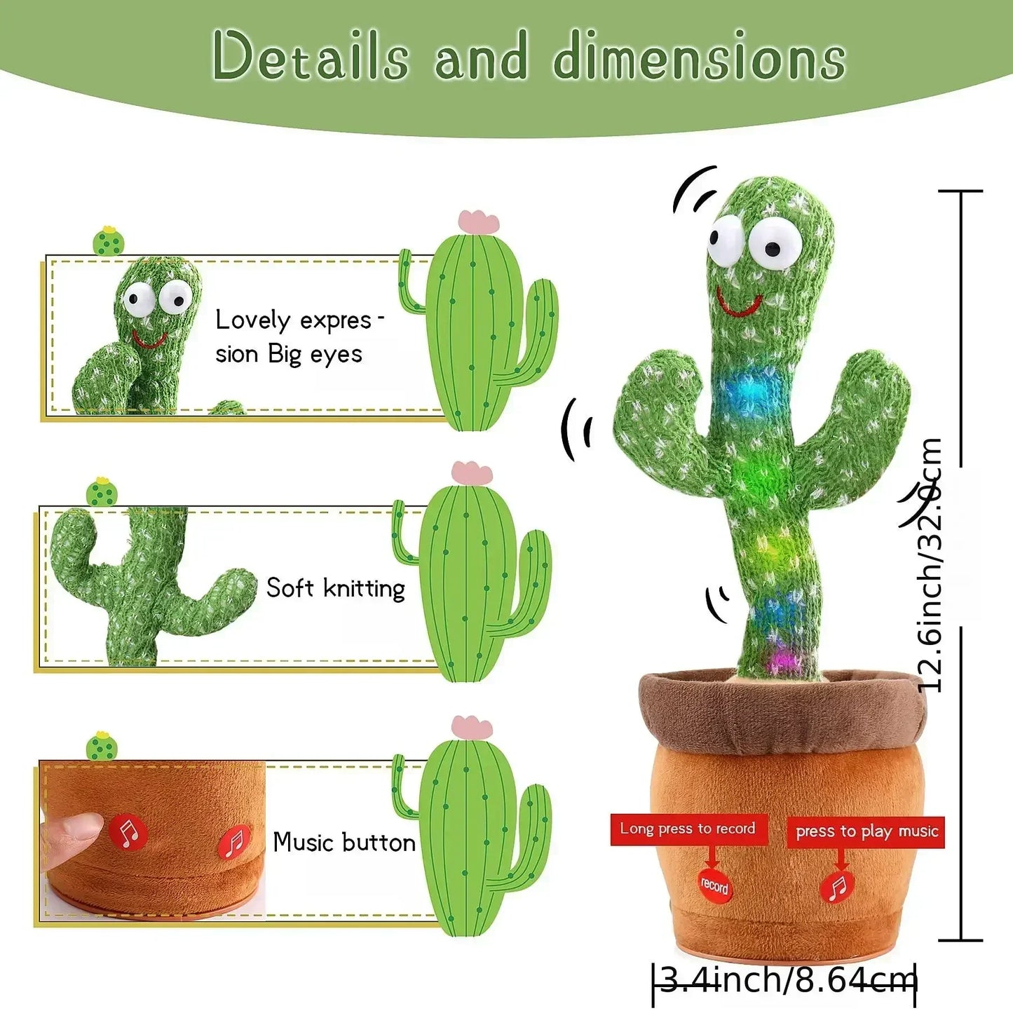 Cactus toy CuddleSafe®