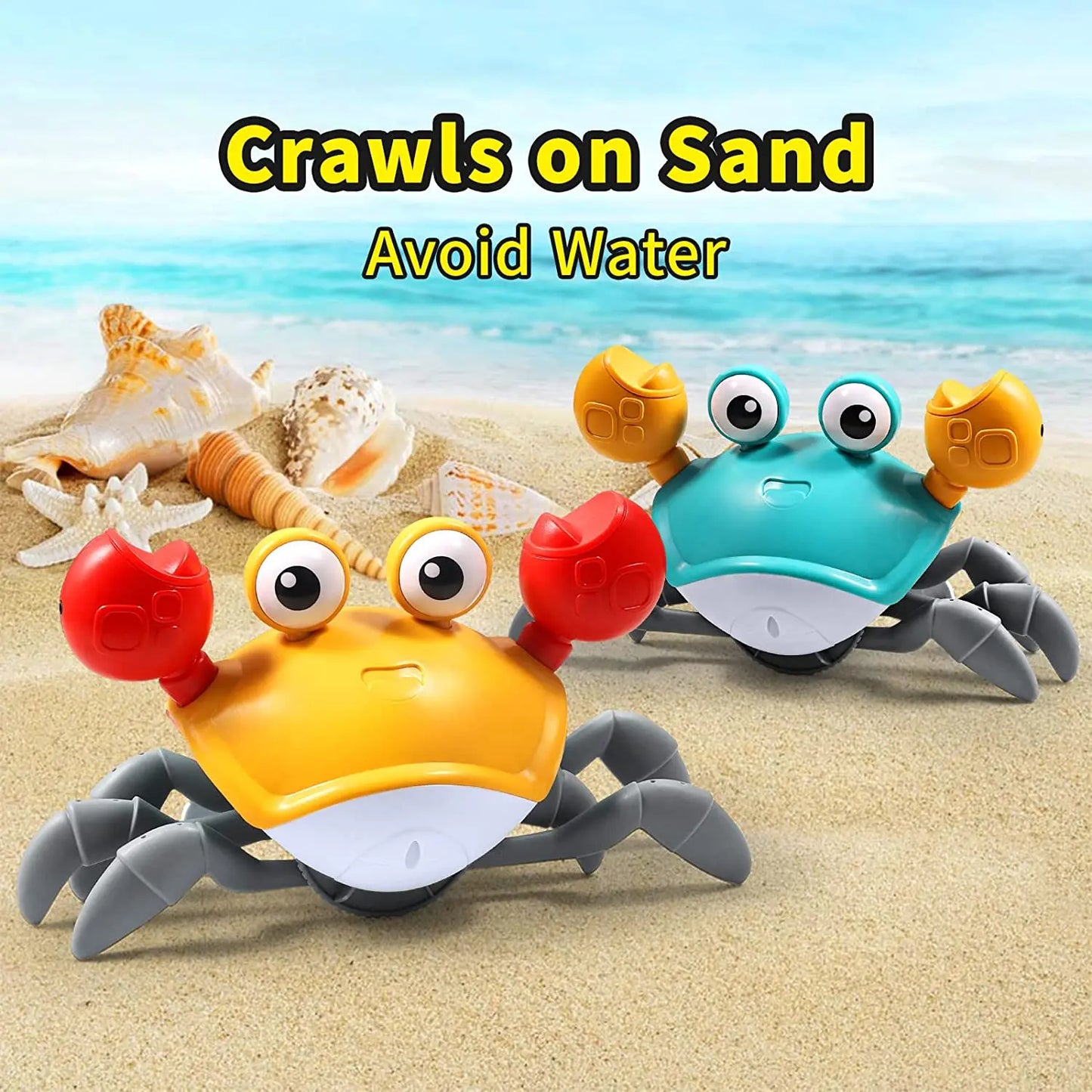 CuddleSafe® dancing crab toy