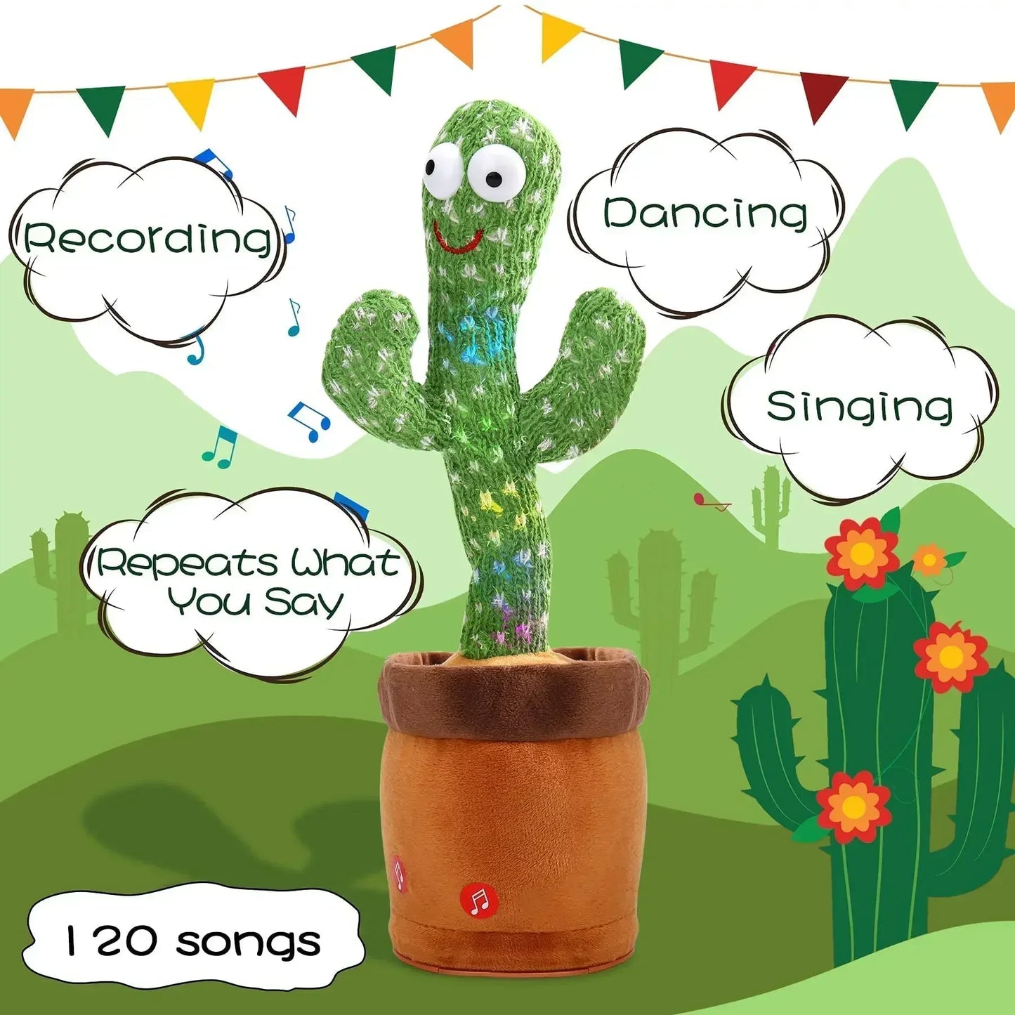 Cactus toy CuddleSafe®
